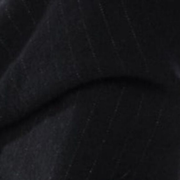 Ralph Lauren Fall ‘04 Black Chalk Stripe Cashmere Blend Knit Infinity Wrap Stole - Picture 3 of 17